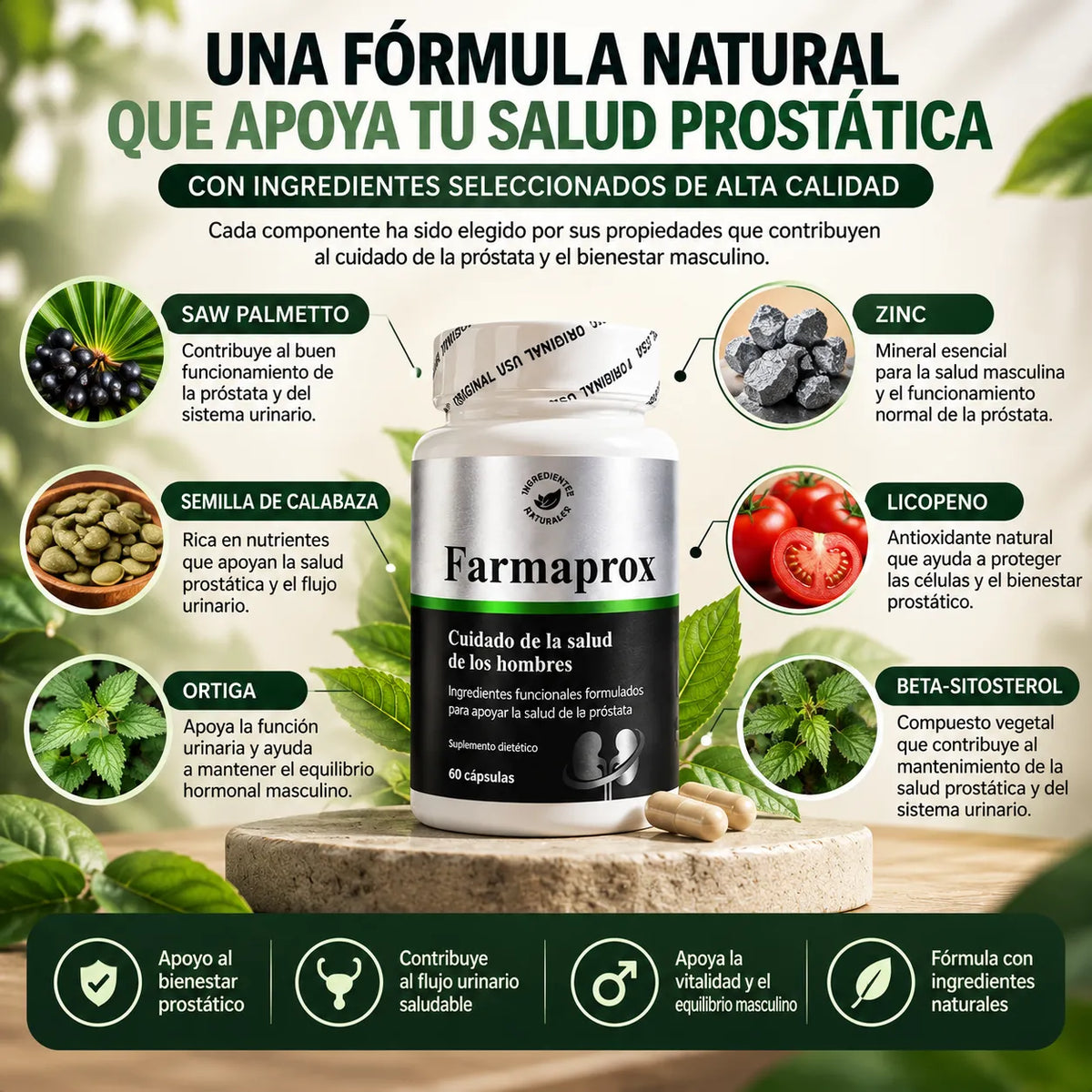 Farmaprox: Dale prioridad a tu salud prostática