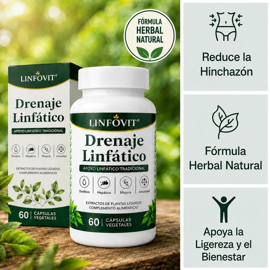 Nueva Fórmula de Máxima Potencia – Cápsulas de Drenaje Linfático