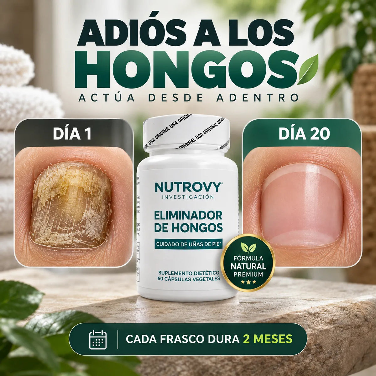 Nutrovy -Elimina el Hongo Desde Adentro