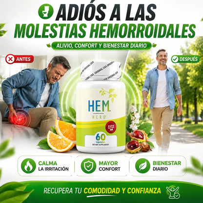 HEM Hero | Adiós a las hemorroides