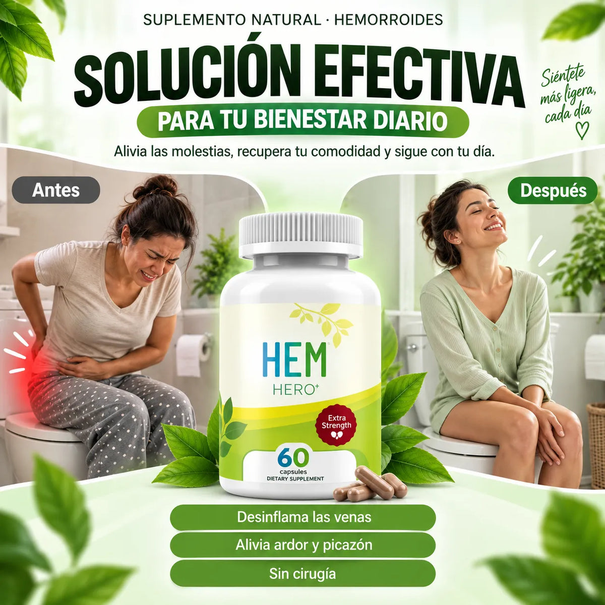 HEM Hero | Adiós a las hemorroides