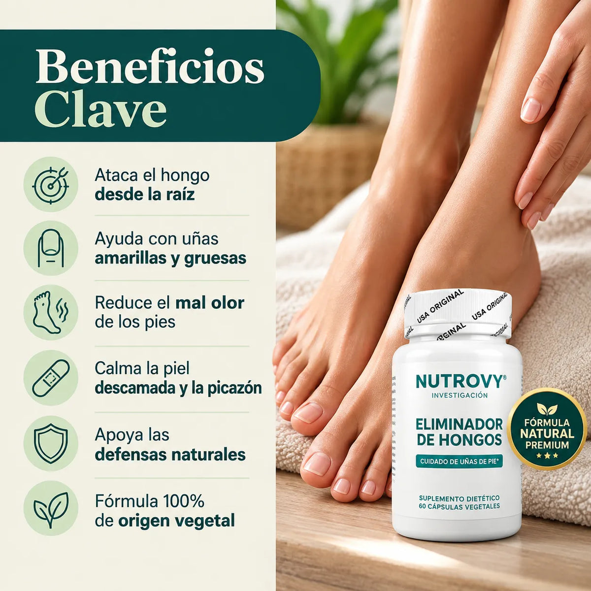 Nutrovy -Elimina el Hongo Desde Adentro