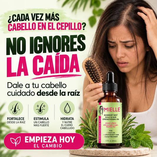 Serum Mielle  – Combate la caída y fortalece tu cabello desde la raíz.