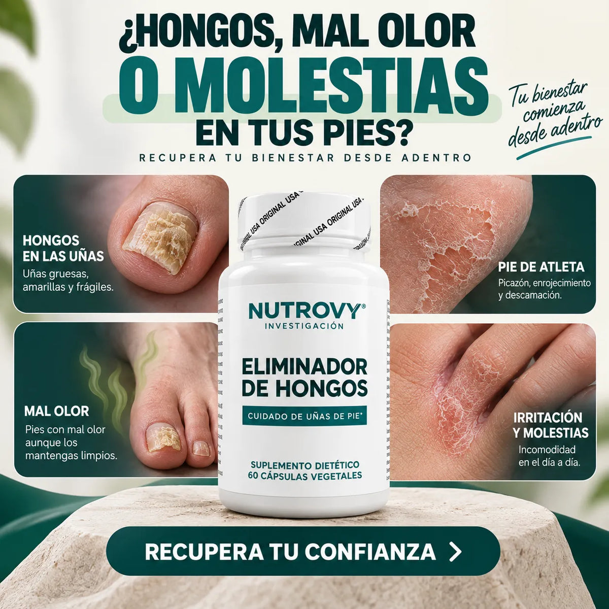 Nutrovy -Elimina el Hongo Desde Adentro