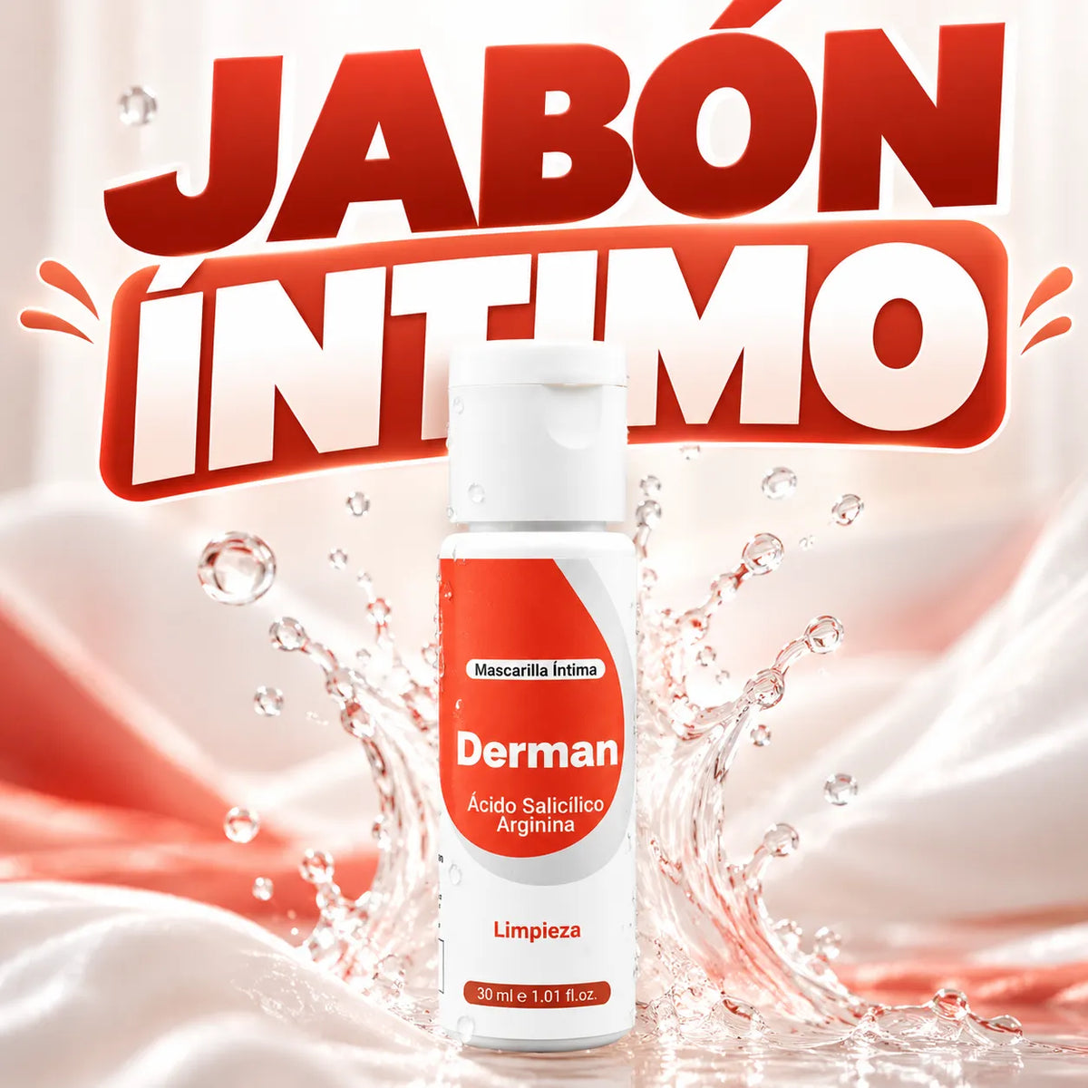 Derman Jabón Íntimo Limpieza + Frescura + Cuidado Íntimo