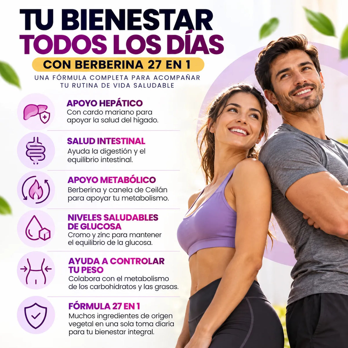 Berberina 27 en 1 – Apoya tu Metabolismo y Recupera tu Bienestar