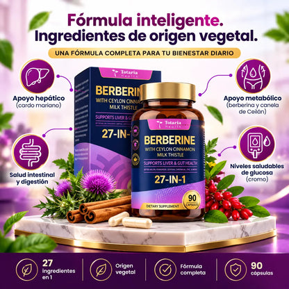 Berberina 27 en 1 – Apoya tu Metabolismo y Recupera tu Bienestar
