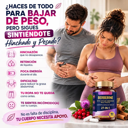 Berberina 27 en 1 – Apoya tu Metabolismo y Recupera tu Bienestar